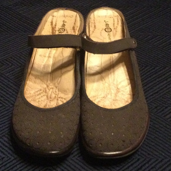 J-41 AdventureOn Jasper 10 brown leather slip on Mary Jane clogs for women - Picture 2 of 6